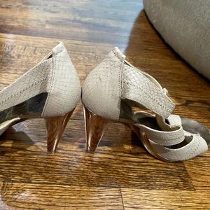 woman's zip up sandals by Michael Kors